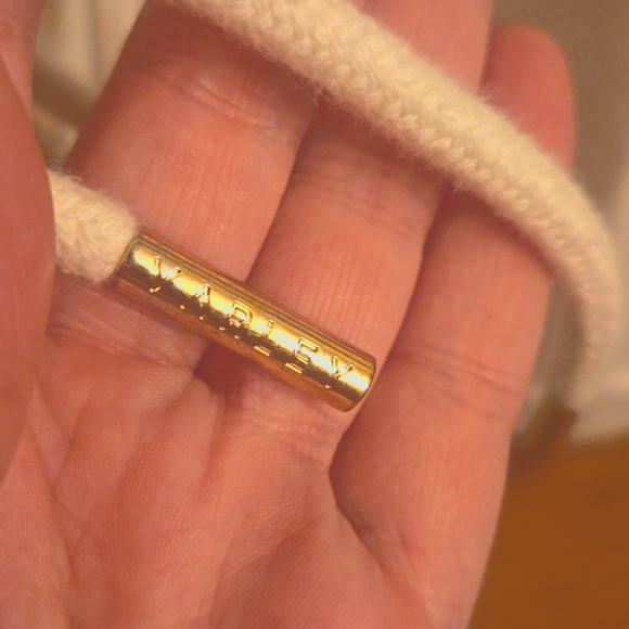 Varley Adeline Drawstring Waist Cream Top - Picture 4 of 8